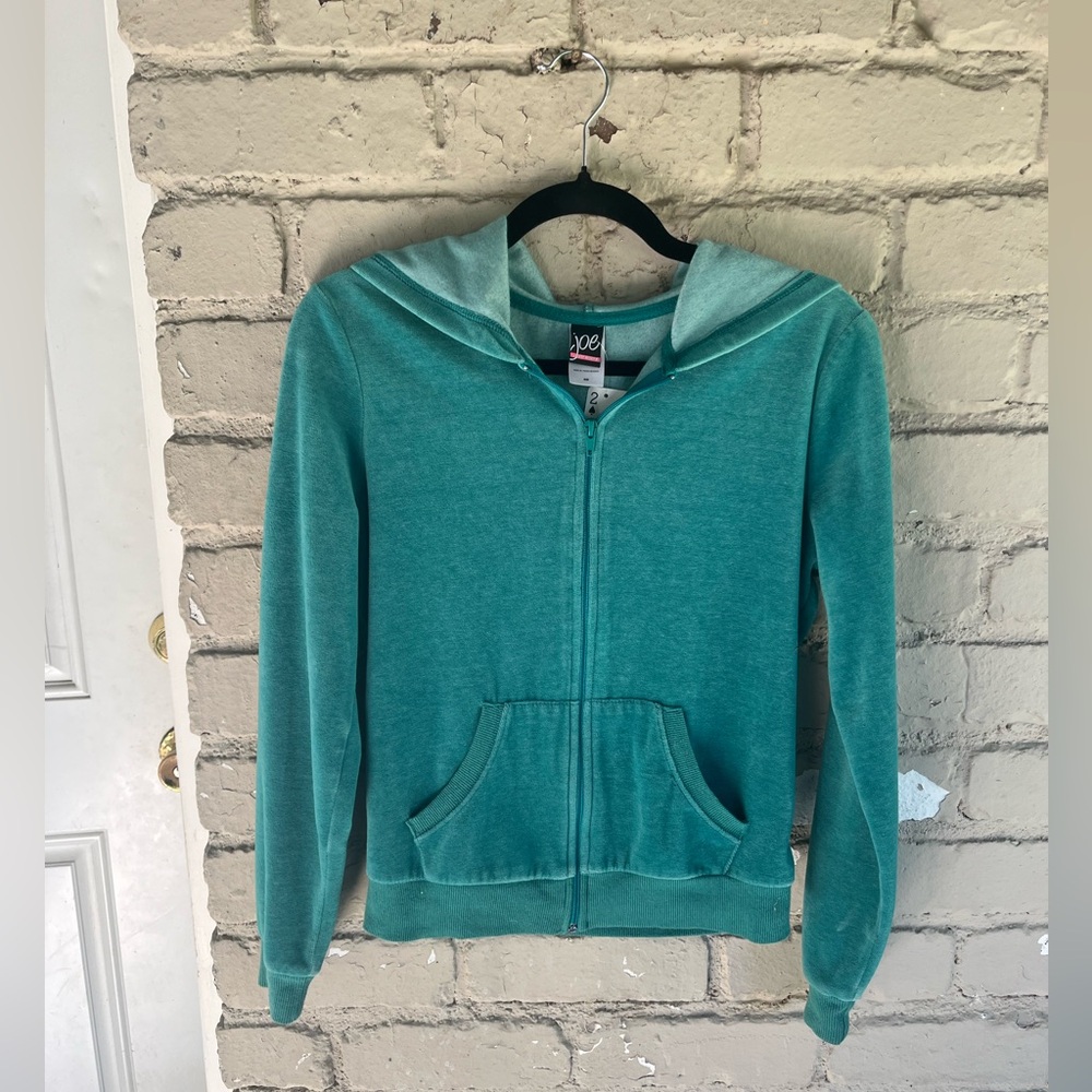Joe Boxer Velour Zip-Up Lounge Hoodie